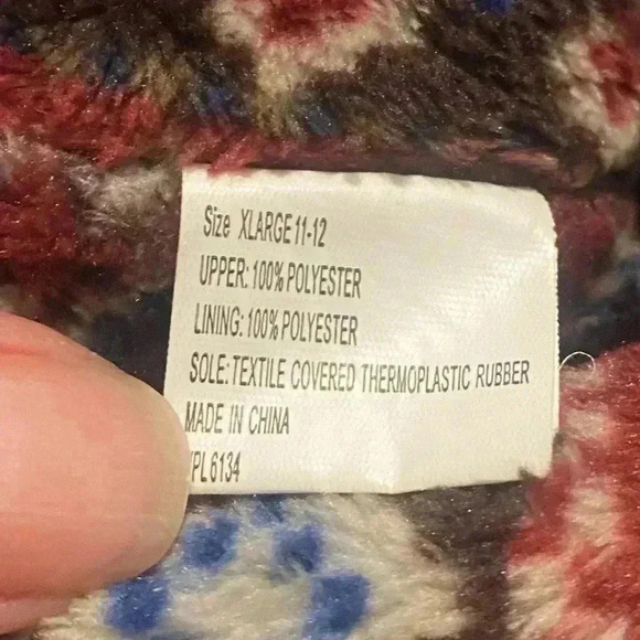 Muk Luks Women’s Slippers Porchia Blue with tassels. Size X Large 11-12 - Picture 6 of 10